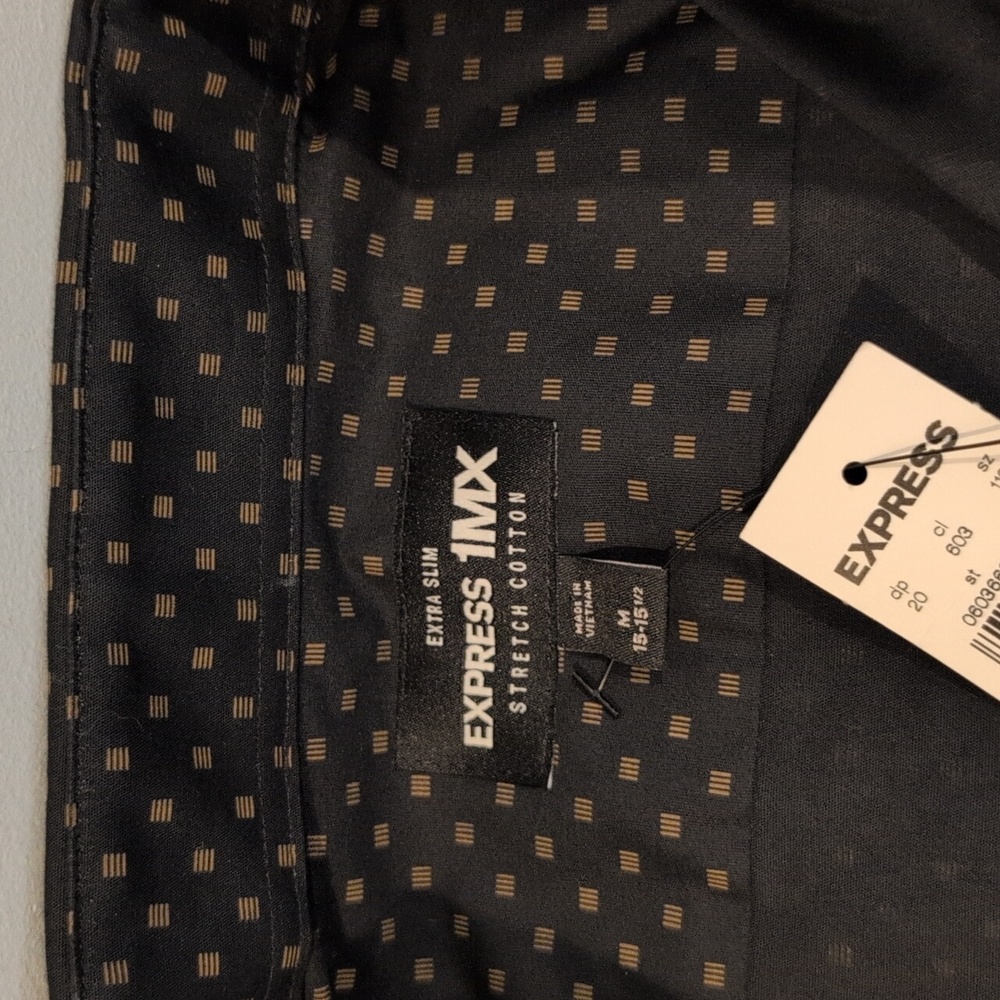 Express Men's Medium Extra Slim Stretch Cotton Bu… - image 2